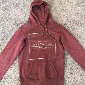 Red sweatshirt from Cotton On.